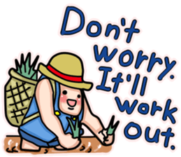 Blemmyae Farmer English Sticker sticker #14859081