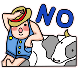 Blemmyae Farmer English Sticker sticker #14859084