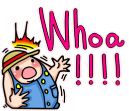 Blemmyae Farmer English Sticker sticker #14859087