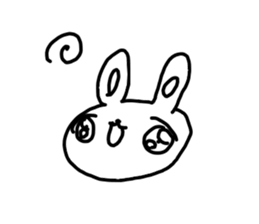 The losing heart Rabbit vol,6 (no words) sticker #14859624