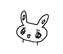 The losing heart Rabbit vol,6 (no words) sticker #14859626