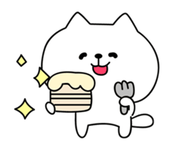 It moves cute! Cat bunny. sticker #14859638