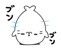 It moves cute! Cat bunny. sticker #14859651