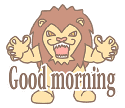 Good Morning Animals sticker #14860323