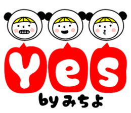 Name Sticker [Michiyo] Vol.2 sticker #14860502