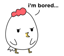 Grumpy Chicken No.1 sticker #14860742
