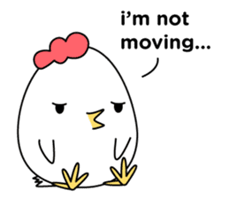 Grumpy Chicken No.1 sticker #14860743