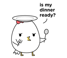 Grumpy Chicken No.1 sticker #14860745