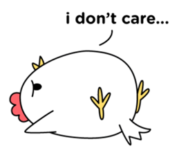 Grumpy Chicken No.1 sticker #14860747