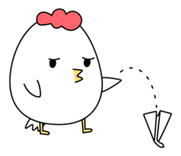 Grumpy Chicken No.1 sticker #14860749