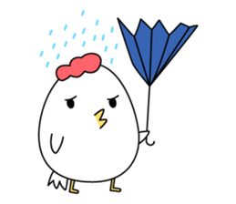 Grumpy Chicken No.1 sticker #14860750