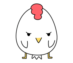 Grumpy Chicken No.1 sticker #14860752