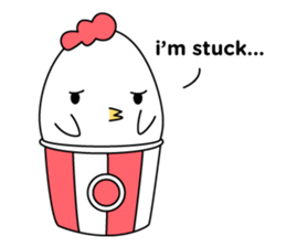 Grumpy Chicken No.1 sticker #14860755
