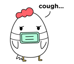 Grumpy Chicken No.1 sticker #14860756