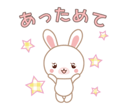 Lovey-Dovey bunnies Rai & Mai for winter sticker #14861026
