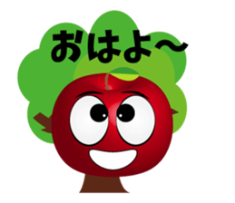 A Sticker full of apples sticker #14861142