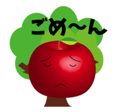 A Sticker full of apples sticker #14861146