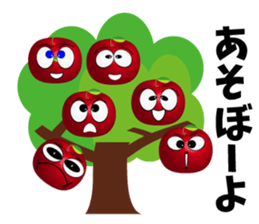 A Sticker full of apples sticker #14861160