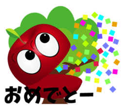 A Sticker full of apples sticker #14861164