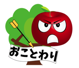 A Sticker full of apples sticker #14861168