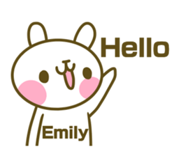 Sticker for Emily sticker #14861198