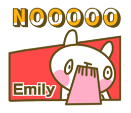 Sticker for Emily sticker #14861208