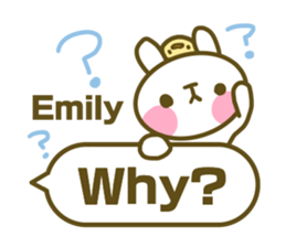 Sticker for Emily sticker #14861214