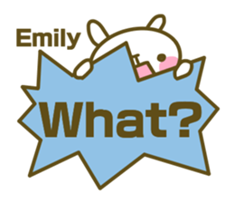 Sticker for Emily sticker #14861215