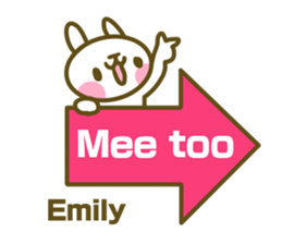 Sticker for Emily sticker #14861216