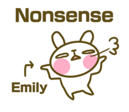 Sticker for Emily sticker #14861219
