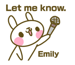 Sticker for Emily sticker #14861233