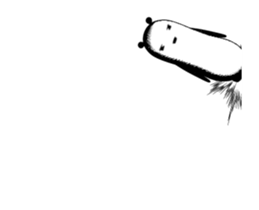 Swinging panda sticker #14861322