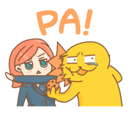 sea otter 's cookie party sticker #14861949