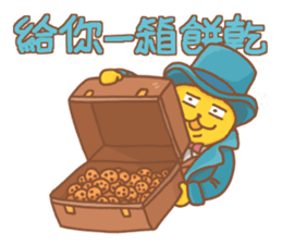 sea otter 's cookie party sticker #14861966