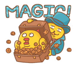 sea otter 's cookie party sticker #14861967