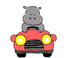 Pygmy hippopotamus sticker #14862710