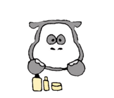 Pygmy hippopotamus sticker #14862718