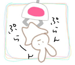 Crane-Rabbit sticker #14863661