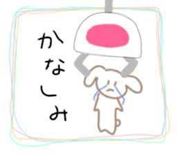 Crane-Rabbit sticker #14863676