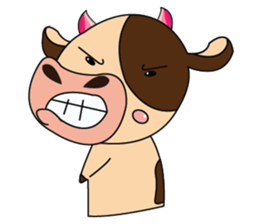 Lovely Greedily-Dairy Cow sticker #14864190