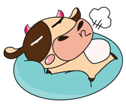 Lovely Greedily-Dairy Cow sticker #14864192