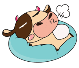 Lovely Greedily-Dairy Cow sticker #14864192