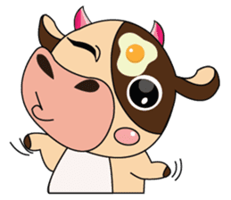 Lovely Greedily-Dairy Cow sticker #14864193
