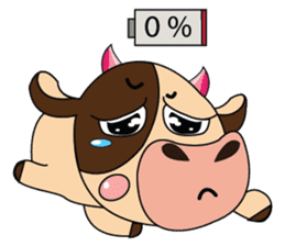 Lovely Greedily-Dairy Cow sticker #14864203