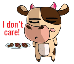Lovely Greedily-Dairy Cow sticker #14864205