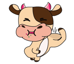 Lovely Greedily-Dairy Cow sticker #14864207