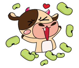 Lovely Greedily-Dairy Cow sticker #14864215