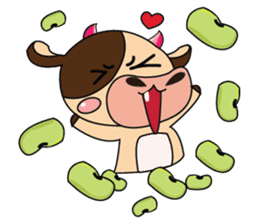 Lovely Greedily-Dairy Cow sticker #14864215