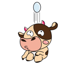 Lovely Greedily-Dairy Cow sticker #14864226