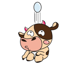 Lovely Greedily-Dairy Cow sticker #14864226